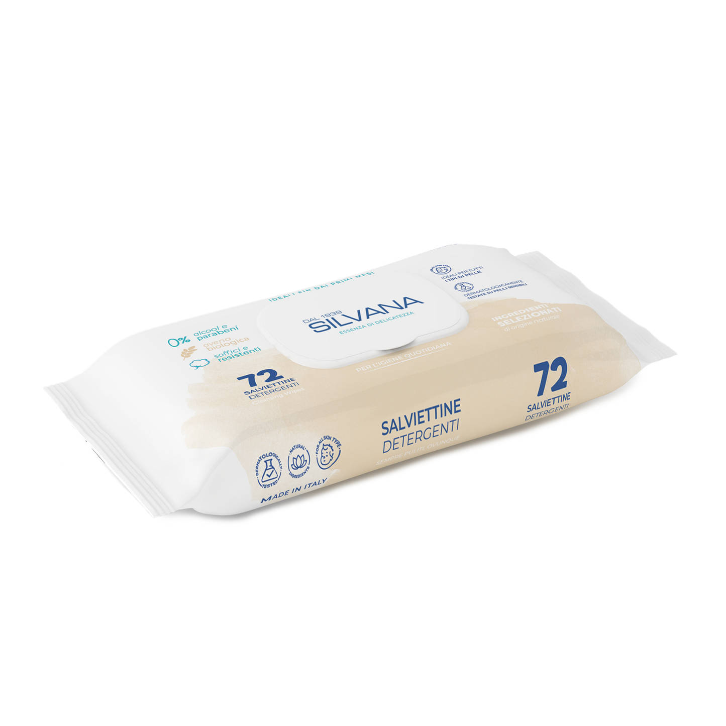 Salviettine Detergenti - 72pz