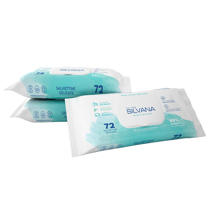 Baby Soothing Wipes - 72pcs 