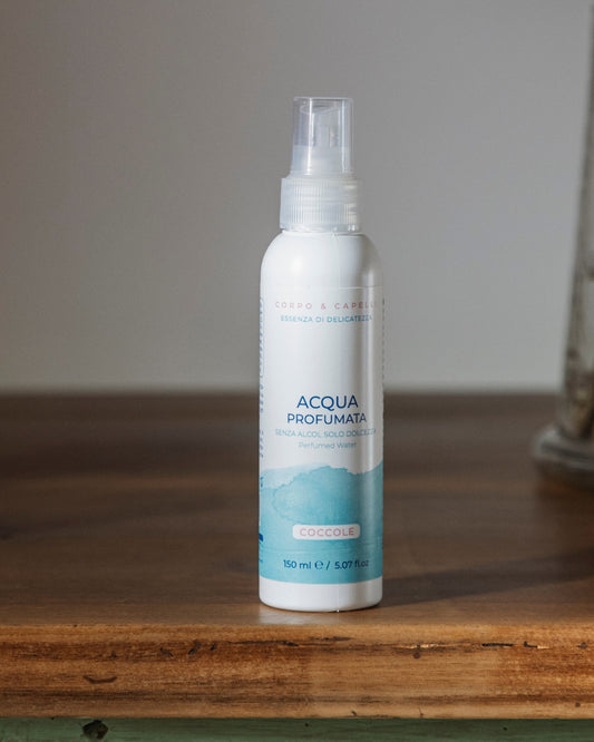 Acqua profumata Silvana per bambini, cosmetico naturale delicato pelli sensibili, Made in Italy