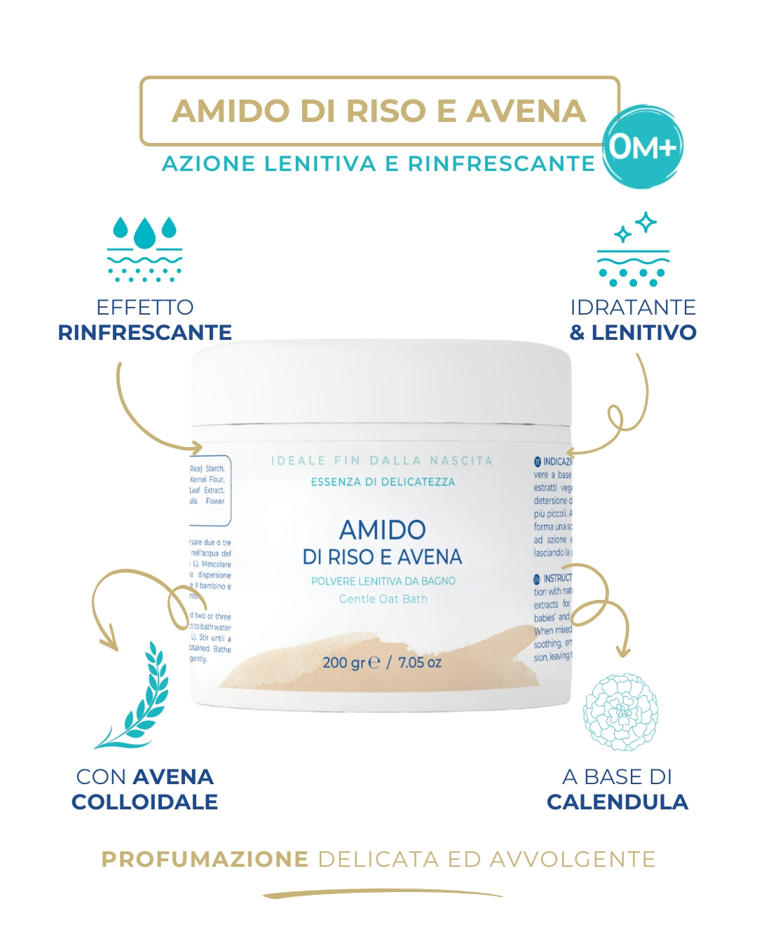 Amido di Riso e Avena - 200g