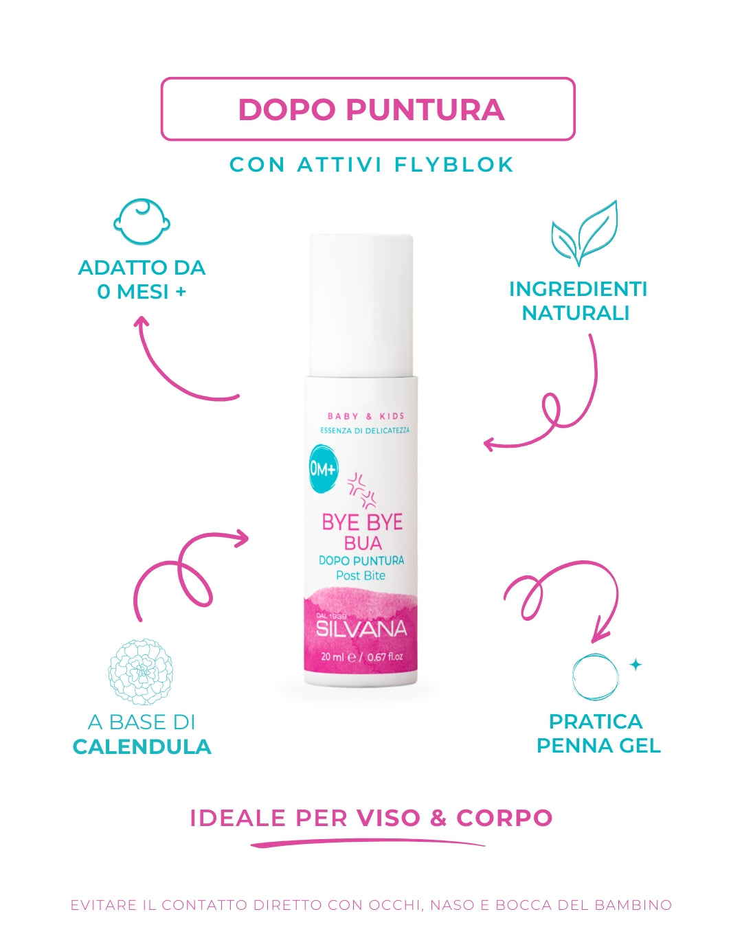 Bye bye bua | Gel Lenitivo Punture Insetti Bambini