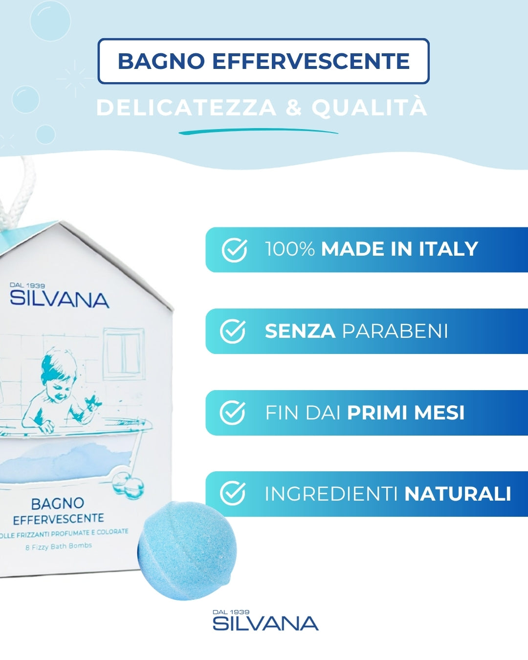 Bagno Effervescente – 8 Bolle da Bagno Colorate