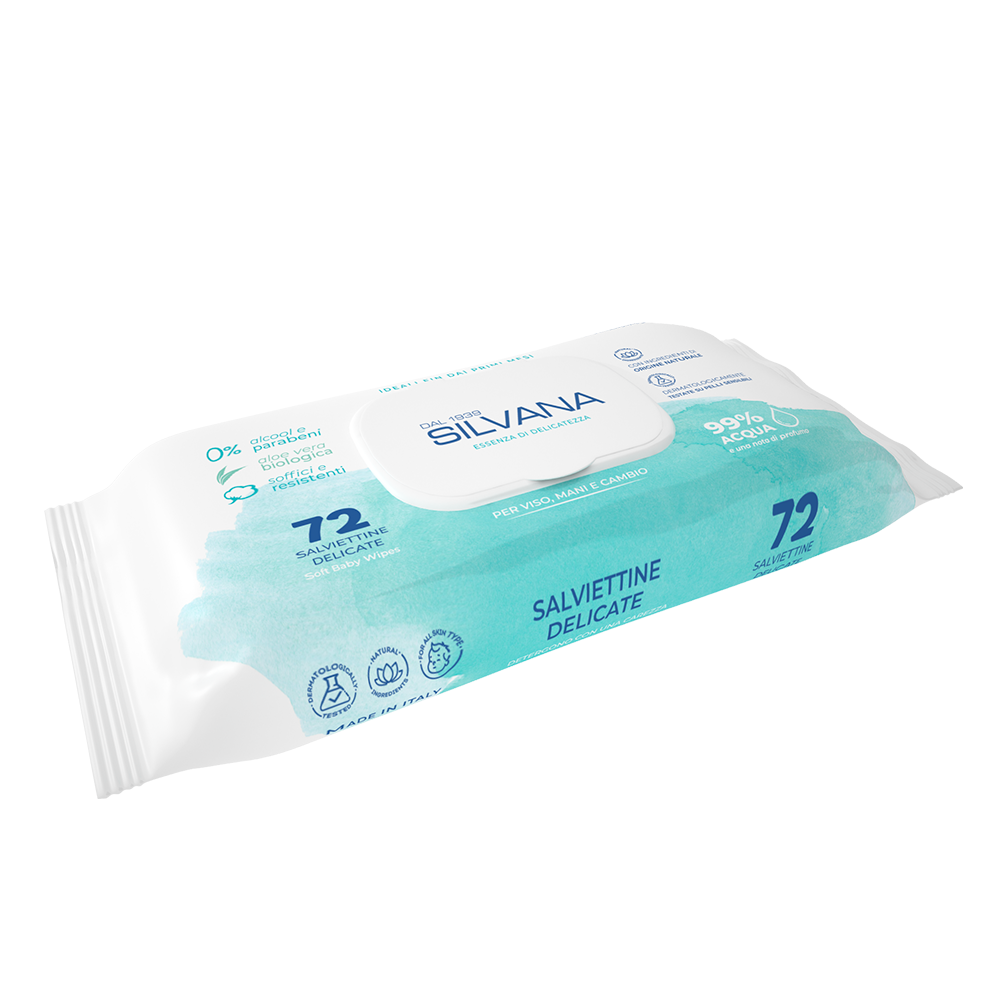 Salviettine Delicate - 72pz
